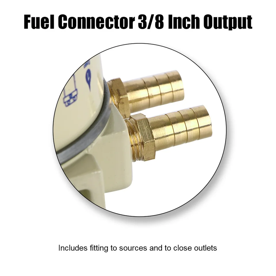 Filtro Carburante Con Separatore Acqua - Modello R12P/FS19627/P551768 | Per Motori Fuoribordo, Yacht, Camion