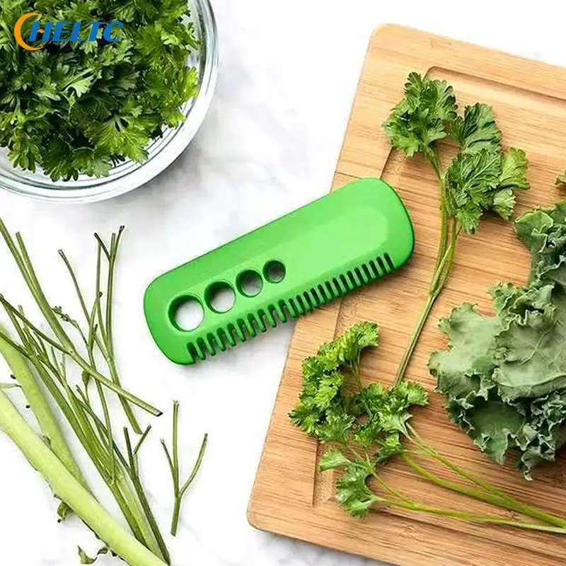 Kitchen Vegetable Leaf Peeler Herb And Kale Stripping Comb Multi-Function Gadget Leaf Remover 1PCS fruit vegetable peeler vegetable stripper
