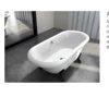 1900X840X680mm Acrylic Fiberglass Resin Ellipse Bathtub Freestanding Seamless Soaking Tub RS6531A 4
