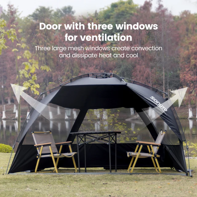 Sonuto One-Touch Camping Tent (3-4P) 5