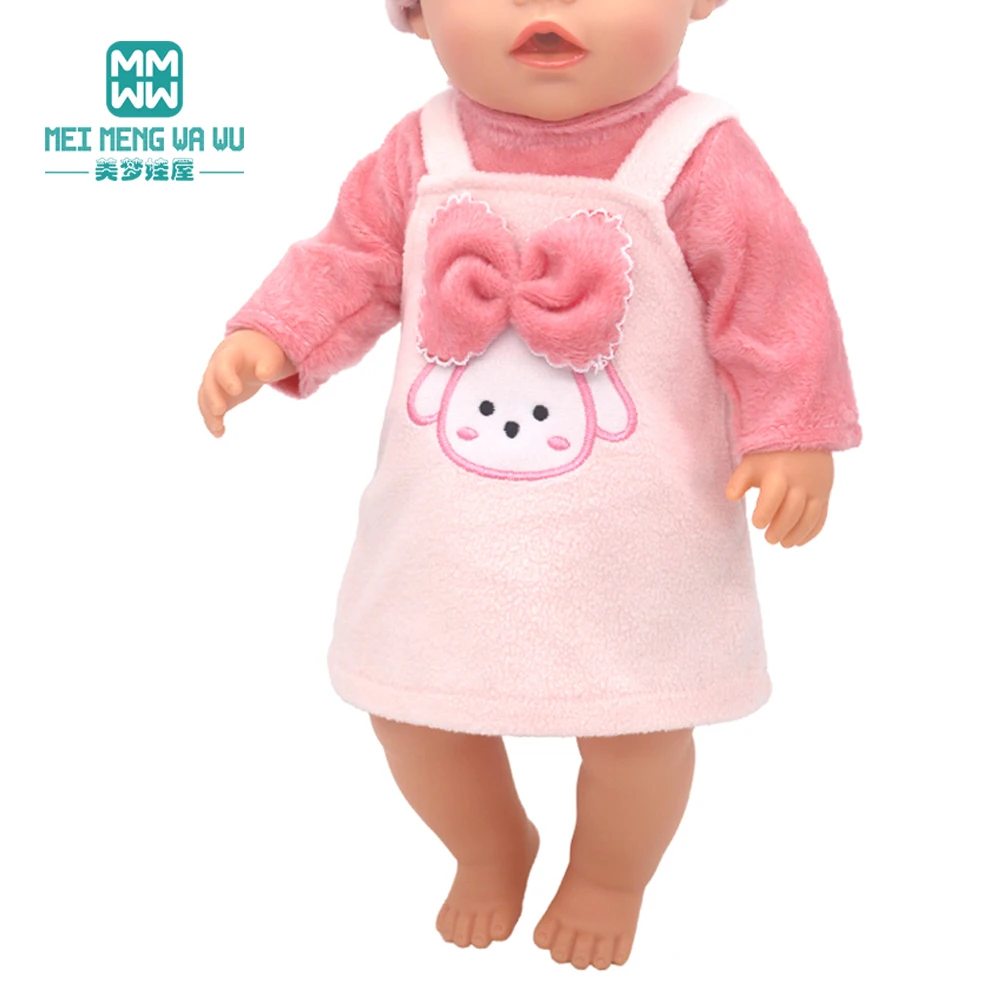 Toys Doll clothes 43cm New born doll American doll accessories Fashion jackets, jeans, shoes gift