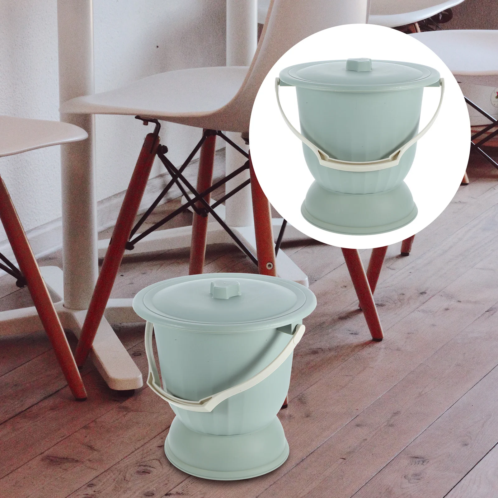 

Spittoon Urinal Convenient Chamber Pot Portable Urine Pots with Lid Pp Plastic Elder