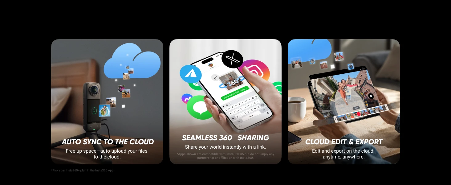 Insta360 X5 scenic capture