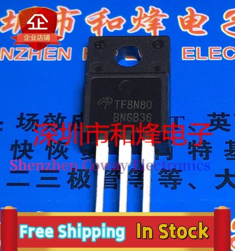 

10 шт-30 шт TF8N80 AOTF8N80 TO-220F 800 в A в наличии Быстрая доставка