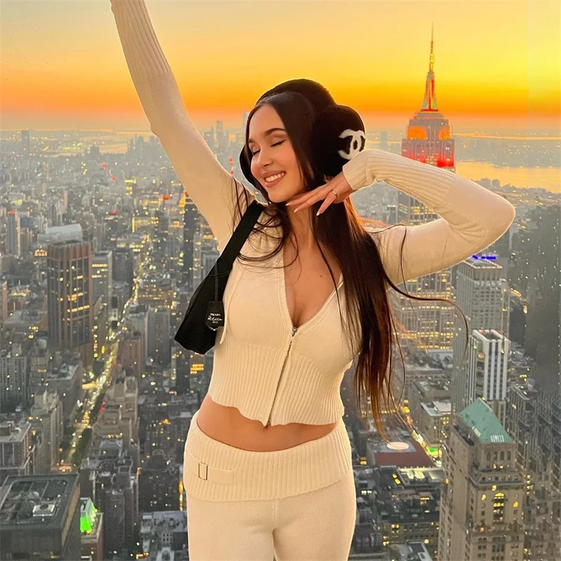 Рисунок 2 - Модный повседневный вязаный комплект