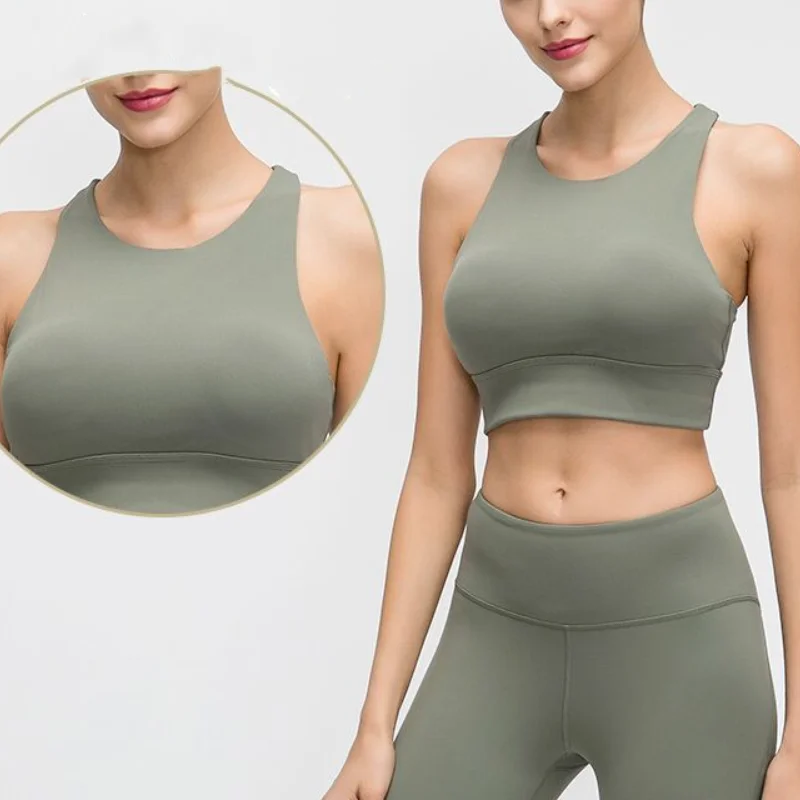 Solid Color Yoga Tight Sports Bras For Women 2024 Women's Fitness Zipper Bra Sportswear Woman Gym Training Female Crop Tops