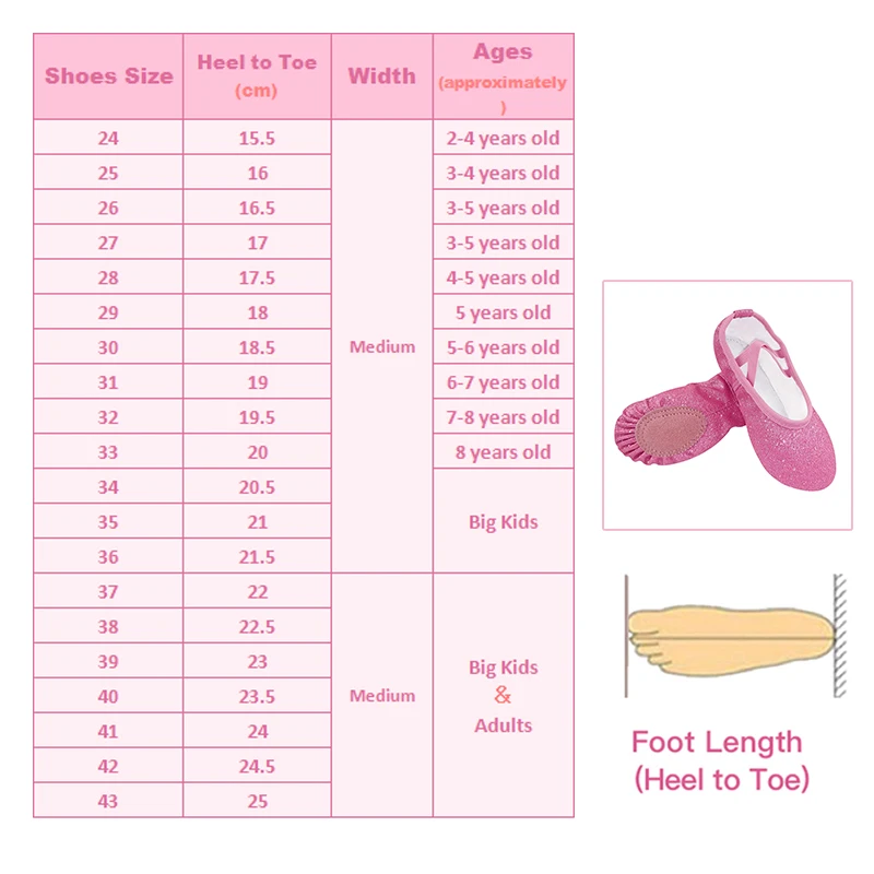Dance Shoes Ballet Dance Shoes Yoga Gym Flat Slippers Glitter For Girls Children Women Teacher
