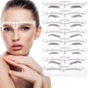 20pcs/50pcs/100pcs Disposable Tattoo Eyebrow Ruler Sticker Microblading Tattoo Measurement Tools for Permanent Makeup 3