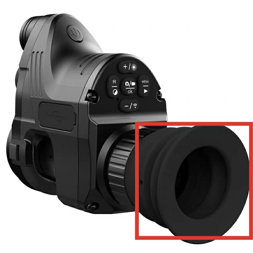Thermal Imaging Night Vision Scope Rubber Eye Cup Replacement Monocular Goggles Guard for PVS-18 Tactical Telescope Eye Shield