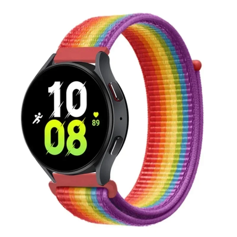 Nylon Sport Loop Bracelet, 22mm/20mm Strap, Universal Smartwatch Band