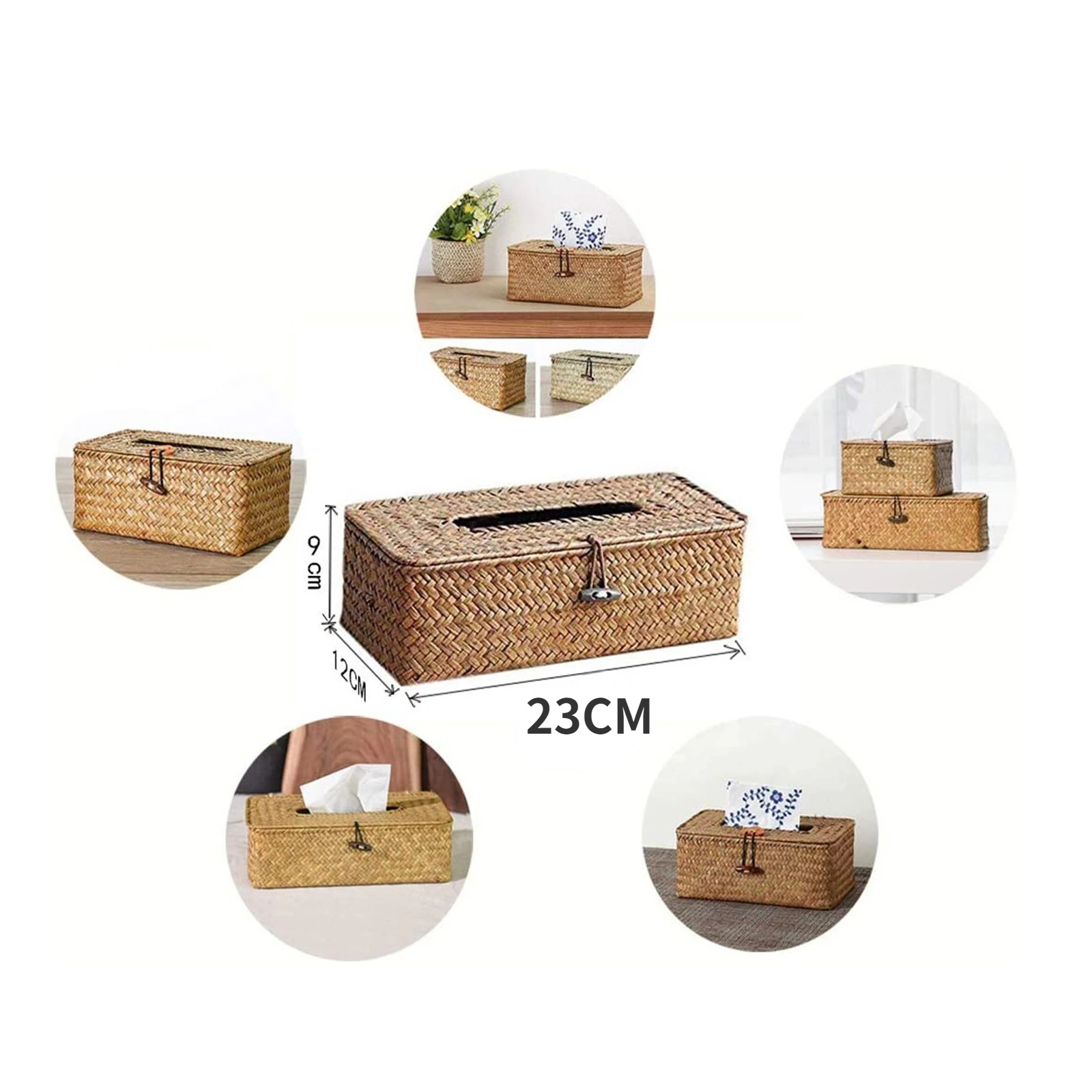 Rattan Tissue Box for Bathroom Home Hotel Office tissue box,tissue dispenser