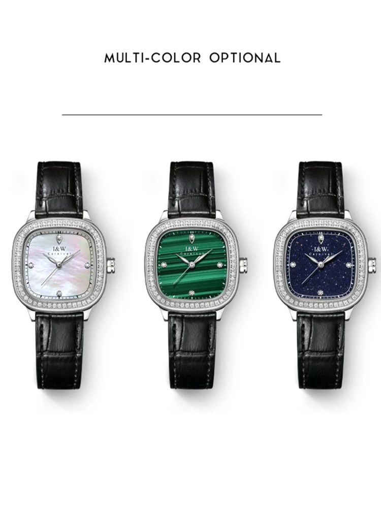 2023 New CARNIVAL Watch For Women Luxury Casual Clock Leather Quartz Brandes Ladies Wristwatches Fashion Zegarki Reloj Mujer