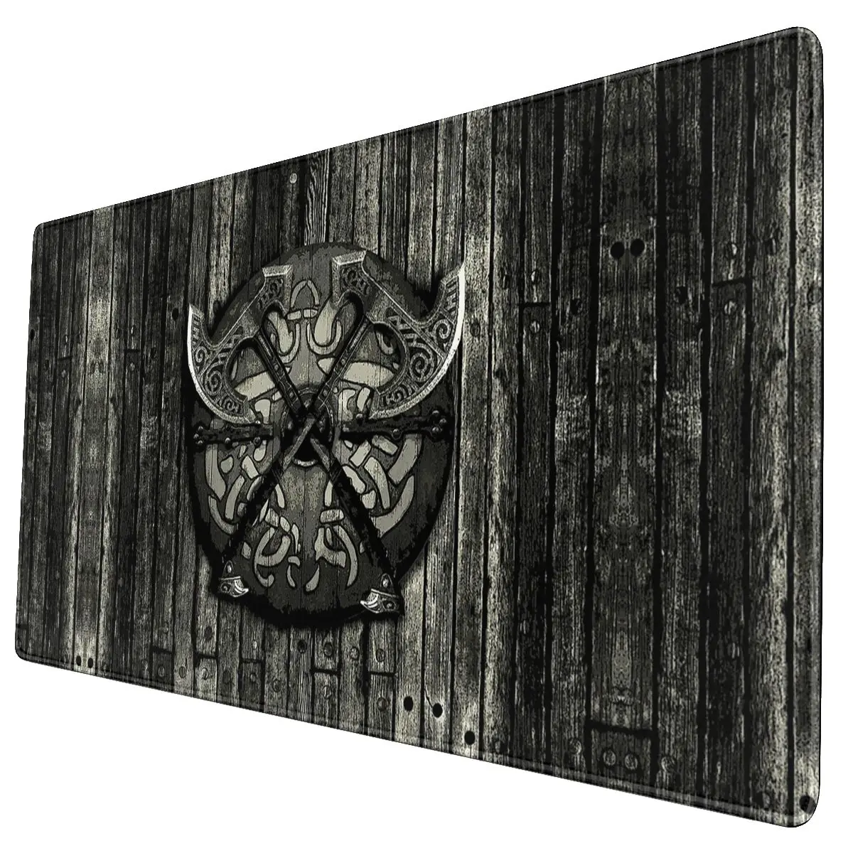 Battle Shield Viking Gaming Mouse Pad Tastiera Tappetini Valhalla Xl Tappetino Per Mouse Antiscivolo In Gomma Naturale Per Computer