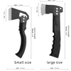 Vehicle mounted tools, fire axe with saw, camping small hand axe, multifunctional axe, outdoor camping tactical axe, survival 4