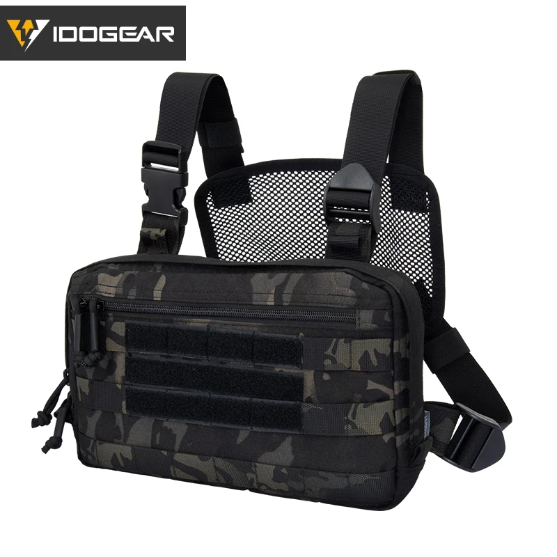 Sac Tactique Bandoulière IDOGEAR - Plateforme Poitrine MOLLE Nylon 500d 974923