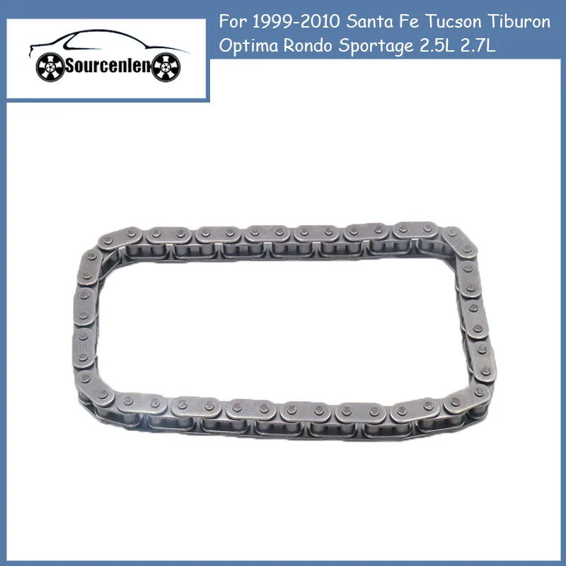 

Цепь синхронизации двигателя для 1999-2010 Santa Fe Tucson Tiburon Optima Rondo Sportage 2.5L 2.7L OEM 2432137100 24321-37100