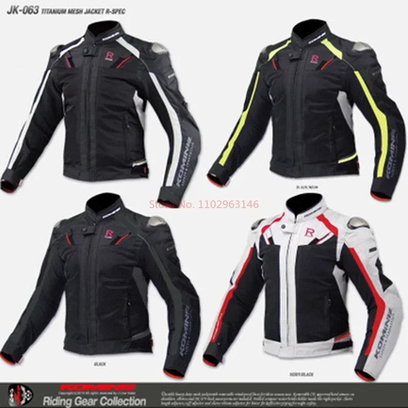 Komine Jk063 Motorcycle Jacket Unisex Motorcycle Wear Off-Road Racing Wear Waterproof Windproof Racing Autumn