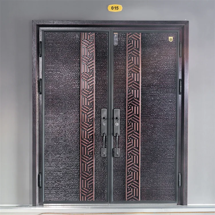 Iron Gate, Villa Garden Entrance, Stainless Steel Double Door, Size, Wear-resistant, Rust Proof and Waterproof