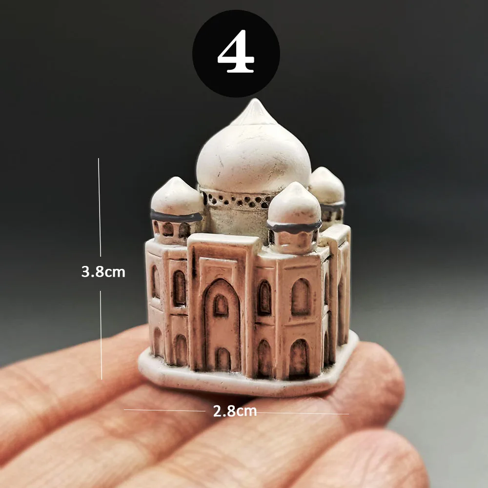 Paris Souvenir kleinen Schloss Innenhof im Freien Statue Fee Garten Miniatur Figuren Dekor DIY Handwerk moderne Thailand Gebäude – Detail 4