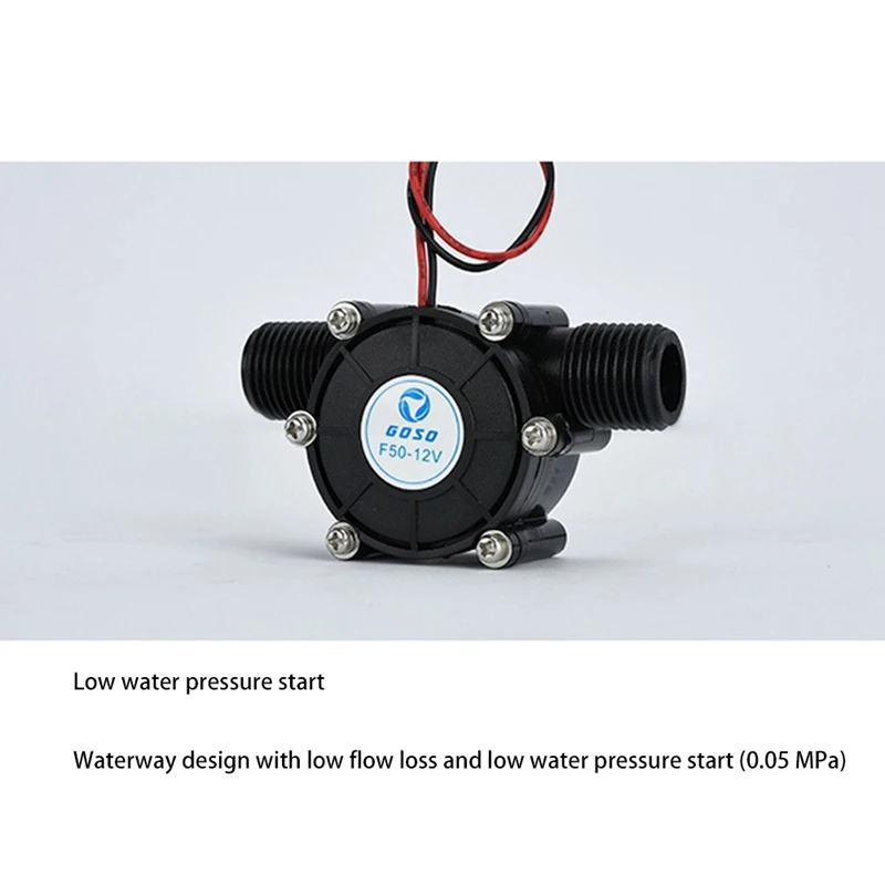 마이크로 수력 발전기, 10W DC 수류 발전기, 터빈 발전기, 수돗물 흐름, 유압식 DIY