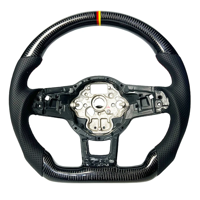 Upgradabel Kohlefaser-Lenkrad für Volkswagen VW Golf MK7 MK7.5 GTI GTS GTD GTE Racing Lenkrad – Detail 14