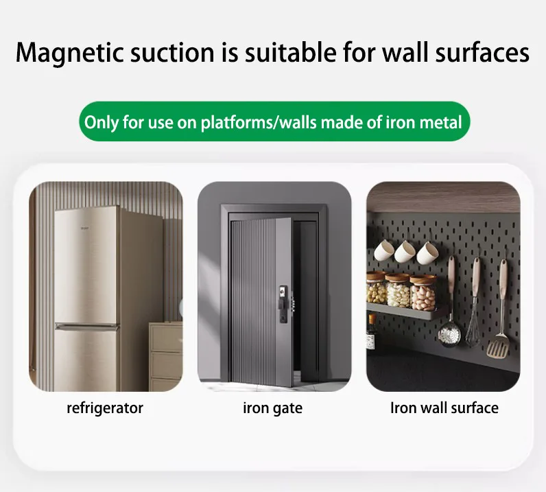 VelmoraMart magnetic shelf for fridge and kitchen storage