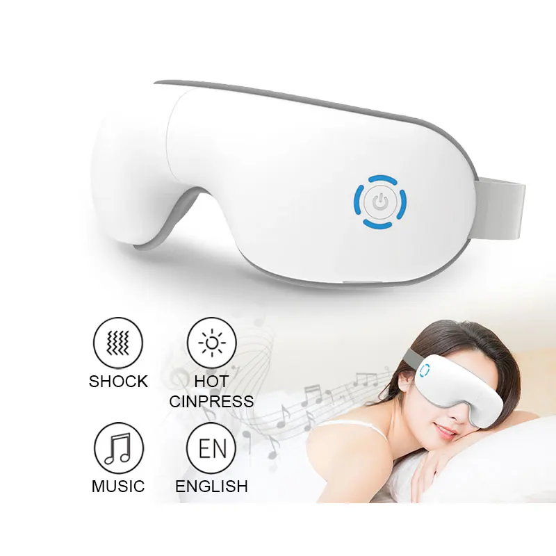 

Eyes Massager Safety Air Pressure Music Heat Relieves Eye Strain Air Pressure Vibration Care Music Digital Eye Massager