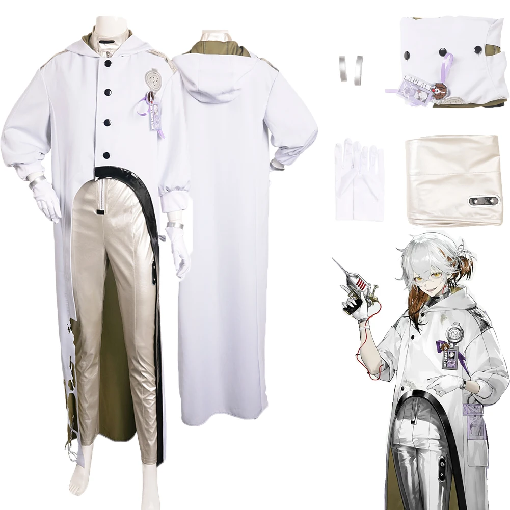 

Game Reverse Cos1999 Medicine Pocket Cosplay Costume Coat Gloves Wristband Jumpsuit For Adult Women Roleplay Halloween Carnival