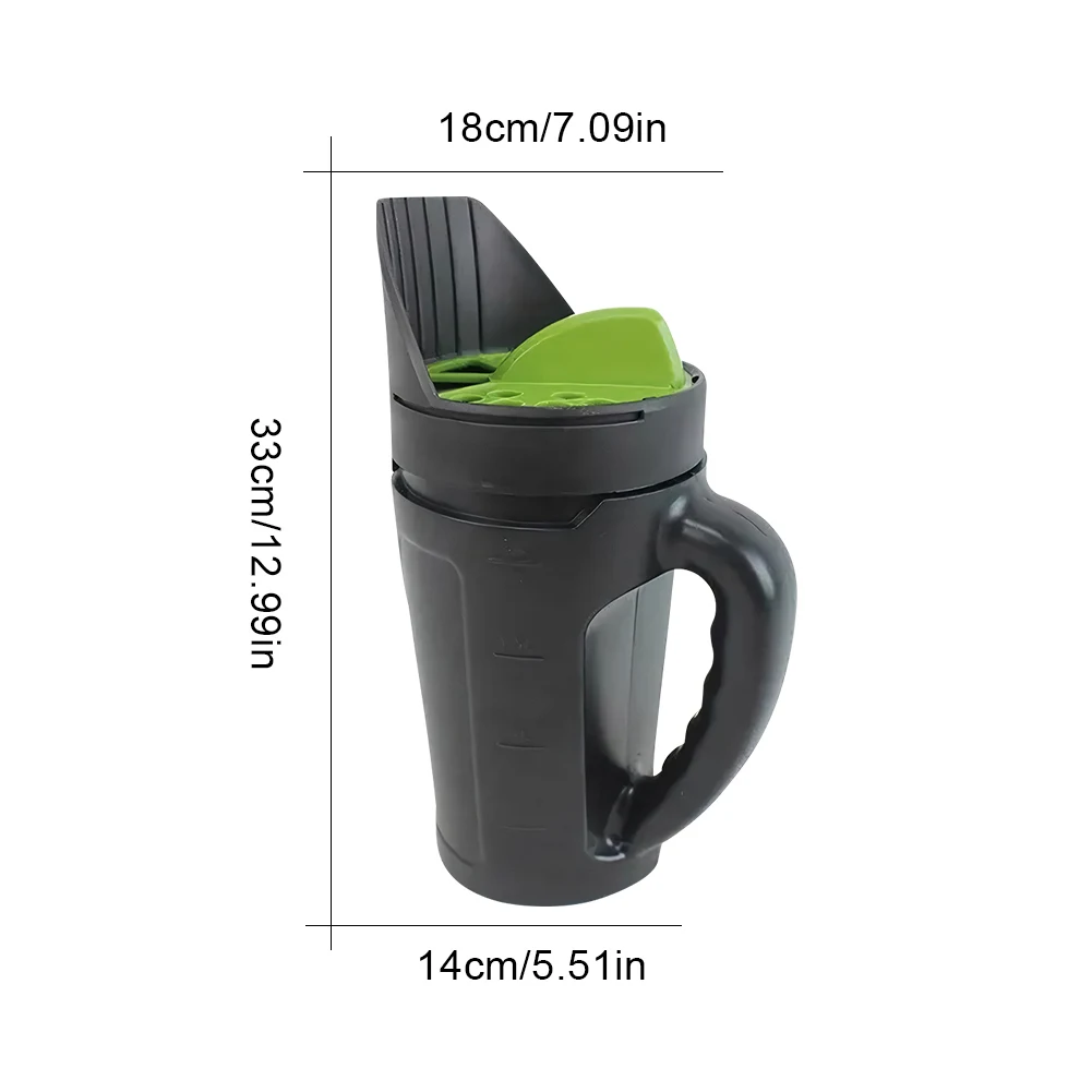 Handheld Seed Spreader Hand Spreader Shaker Adjustable Opening Sizes Lawn Fertilizer Seed Dispenser for Salt Ice Melt