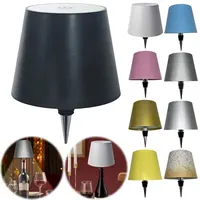 2-1PCS Wireless Wine Bottle Lamp LED Bottle Light Portable Touch Table Lamp For Wine Bottles Light Restaurants Bar Party Decor 1