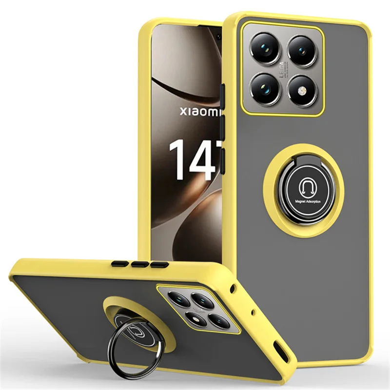 Shockproof Armor Case with Magnetic Ring Holder