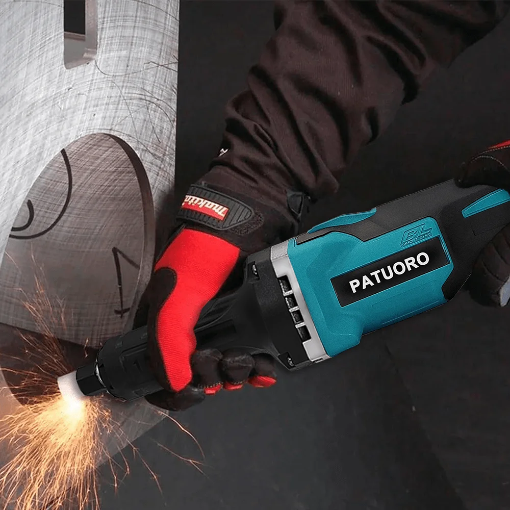 PATUOPRO 6MM Electric Die Grinder Brushless 4 Gears Adjustment Polishing Rotary Tool Grinding Machine For Makita 18v Battery 5