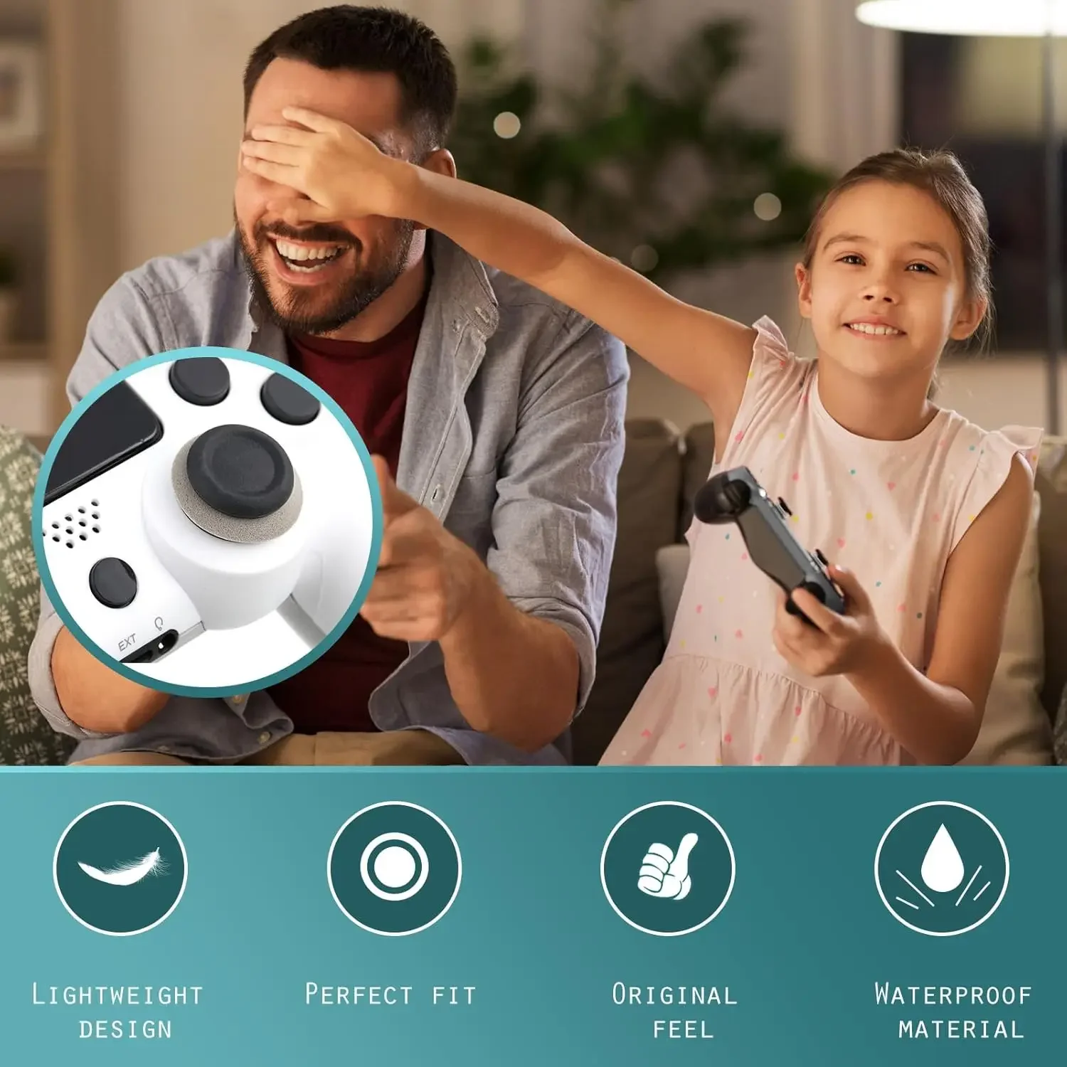 8 Anelli Di Precisione Per Controller PS5, PS4, Xbox Series X, Switch Pro - Morbidi, Medi E Duri, Per Mira E Controllo - 3