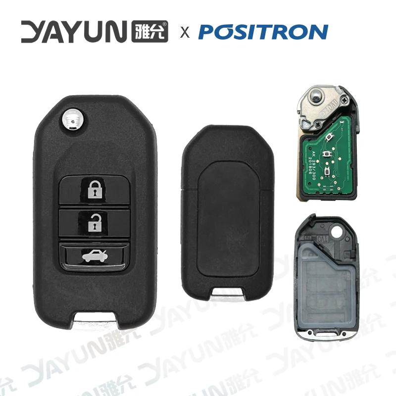 

JUHUI Modified Knife Key Honda HD-03 Positron Flex Alarm Buttons New and Old Line Up to 293 300 330 360 Free Shipping