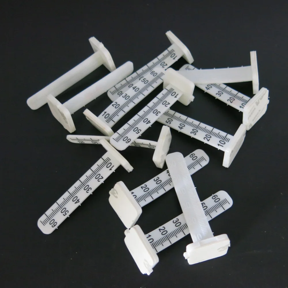 60mm Floor Level Pegs for Cement Measure Poured Self Leveling Pins 50 Pack floor leveling pins
