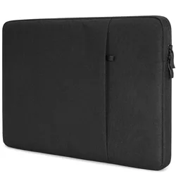 Universal Shockproof Laptop Sleeve Case - Protective Cover for Travel (Fits 11 - 15.6 Notebooks) (Black)