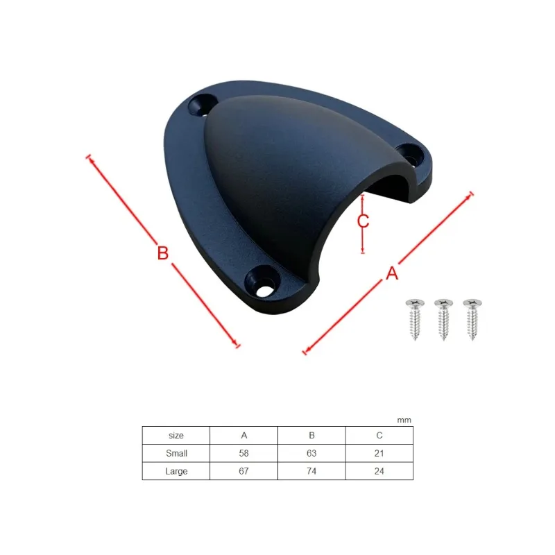 Boat Accessories Nylon Wire Cable Vent Cover Clam Shell Ventilator Through Vents for Boat Outlet Marine Hardware