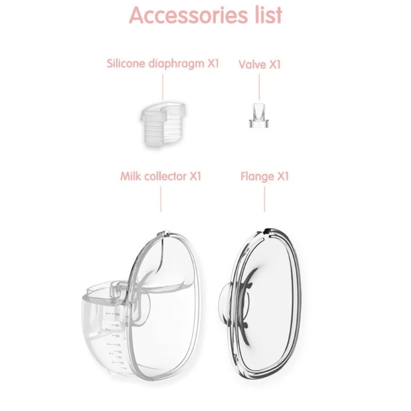 Silicone Diaphragm Membranes Duckbill Valves and Flange Horn for S18/S21 Electric Breast Replacement 2