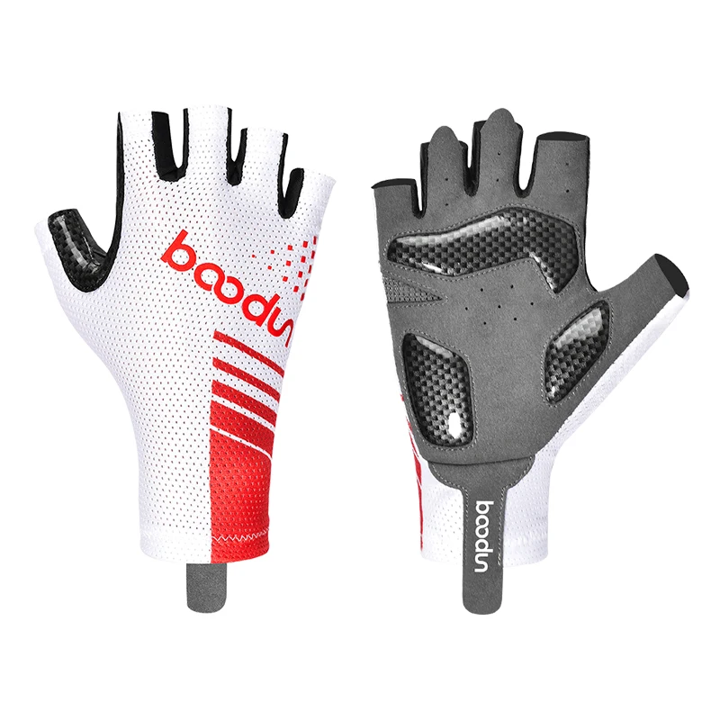 2024 UAE Team Cycling Gloves Half Finger Men Women Road Bike Gloves Running Fitness Gym Riding Bicycle Gloves 2101249 3