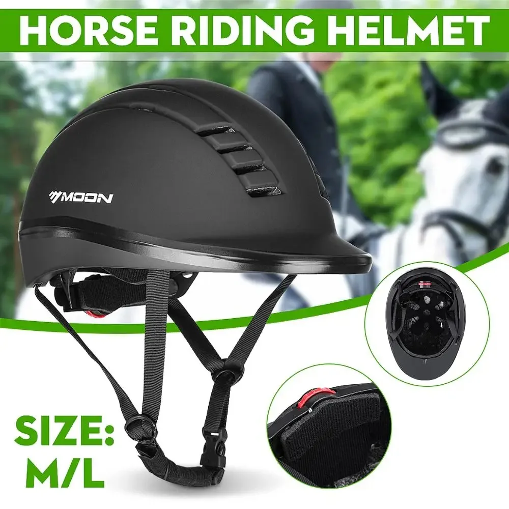 M/L Helmet Cap Riding Safety Vented Protection Hat Universal Version Protecting Head Equestrian Competition Helmets Both