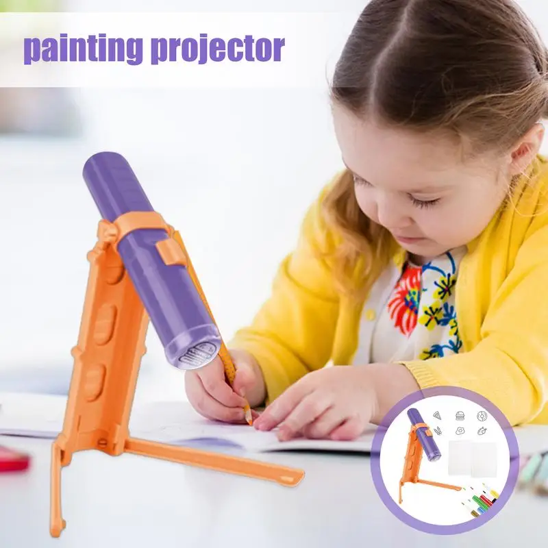 

Kids Drawing Projector Doodle Board Painting Machine Funny and Creative Trace and Draw Projector Toy Projector Painting Sketch