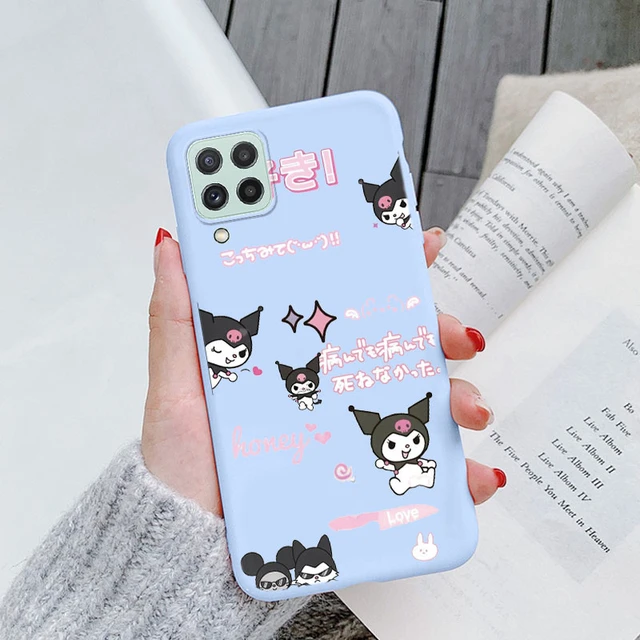 For Samsung Galaxy A22 4G A 22 A22S 5G Silicone Phone Case Cute Funny  Sanrio Kuromi Melody Cartoon Coque Capa Soft Funda Bags