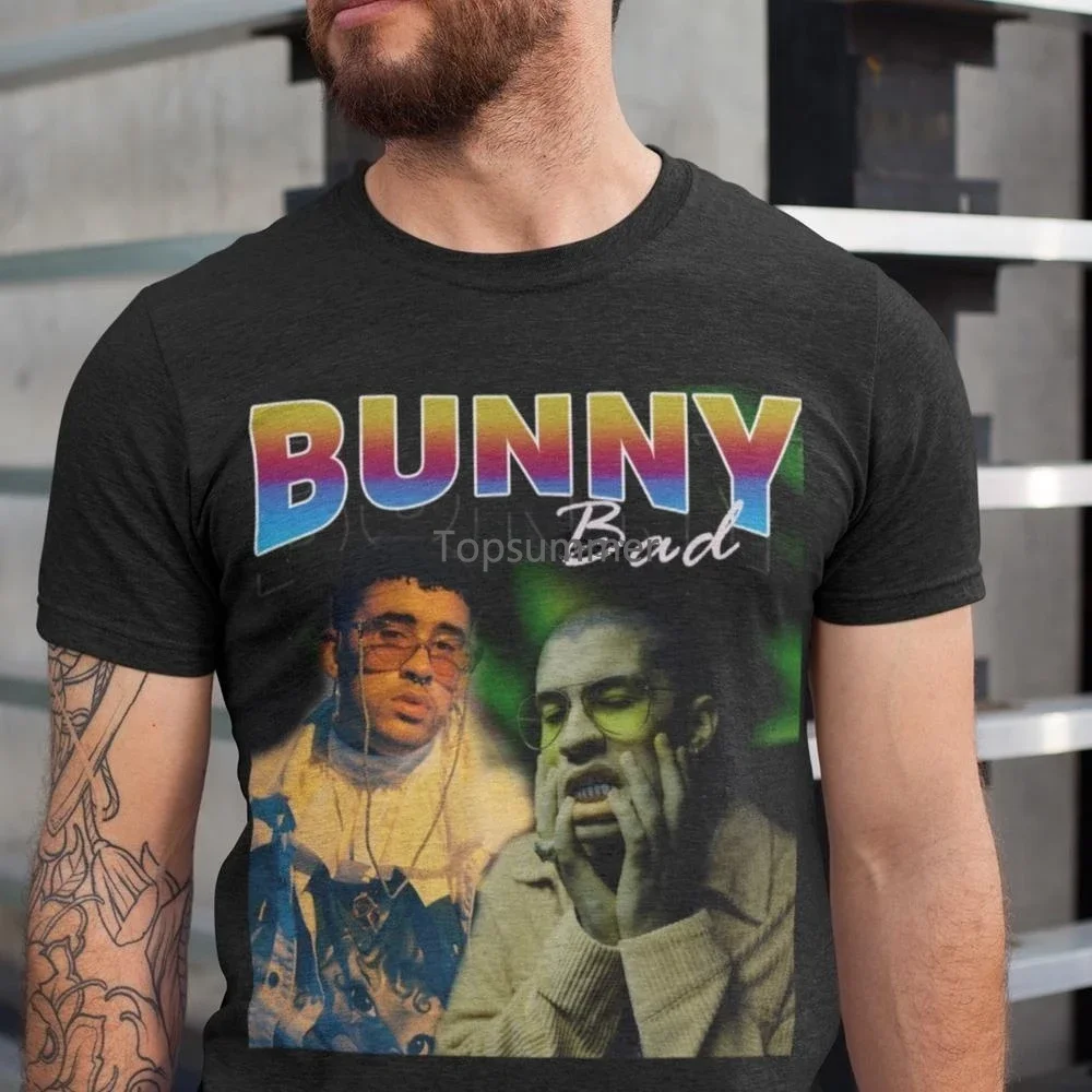 

Bad Bunny Shirt Classic And Retro Shirt Bad Bunny Short Sleeve Unisex T Shirt