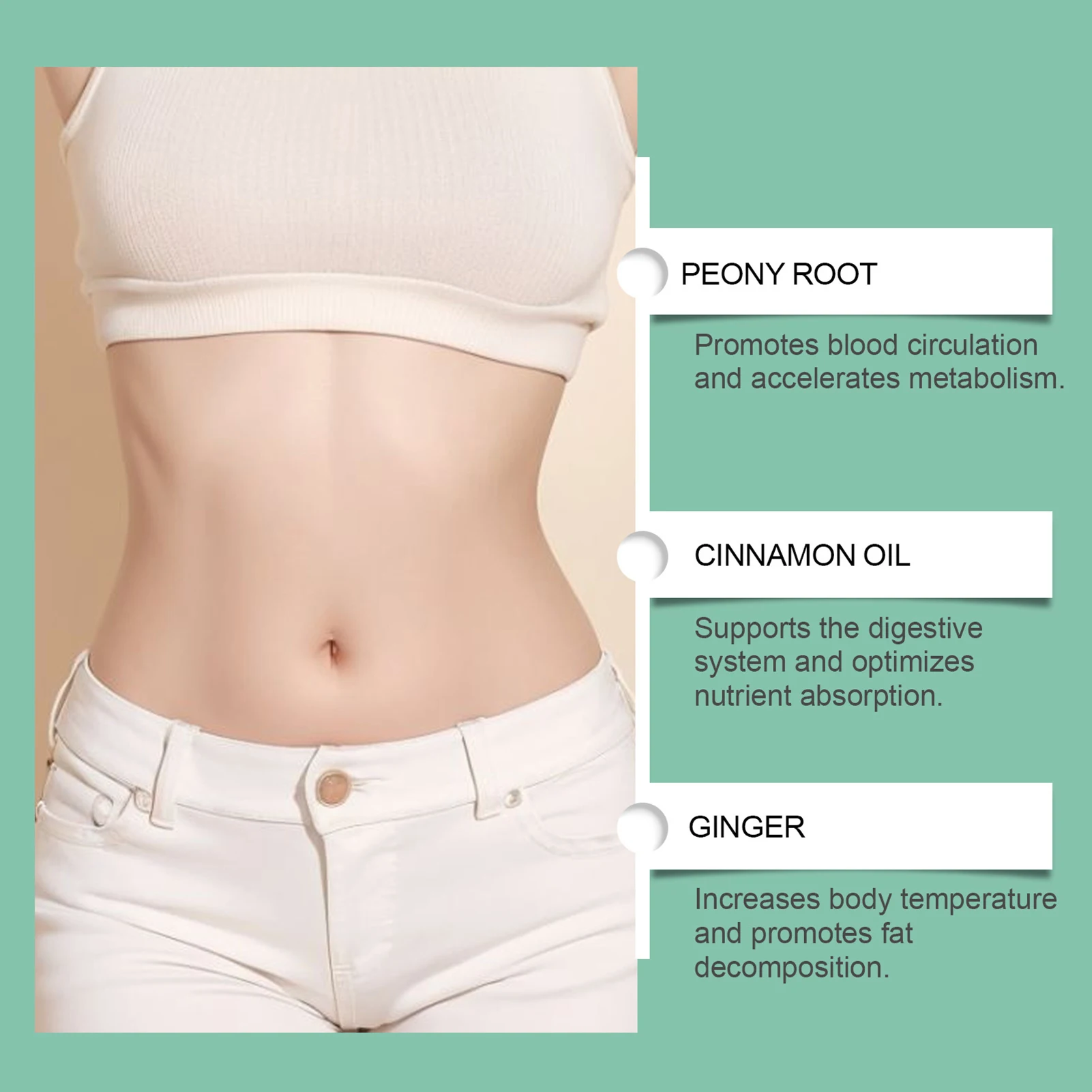 Herbal Body Shaping Slimming Stickers Fat Activate Blood Circulation Sticker for Friends Family Health Gift