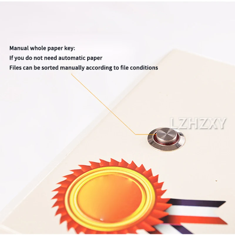 정전기 제지 제거를 추가로 하는 전기 진동 제지기 고속 지터 제지 마무리 300페이지 A4-B5