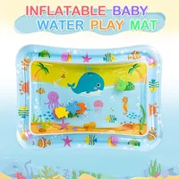 Tapis de jeu d'eau pour bébé, coussin gonflable en PVC pour nourrissons, temps du ventre, coussin d'eau pour enfants, jouets d'activité de développement pour l'éducation précoce 2