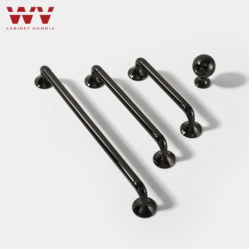 Golden Drawer Cabinet Handles Furniture Kitchen Handles for Cabinet Knob Door Drawer Furniture Kitchen Pearl Simplicity Hardware
