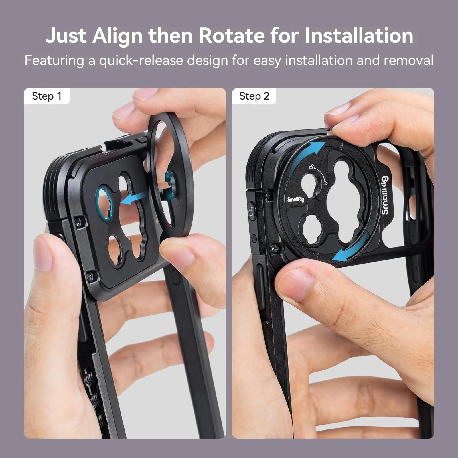 52mm Magnetic Filter Adapter, Quick Release Magnet Phone Lens Filter Ring for Ph