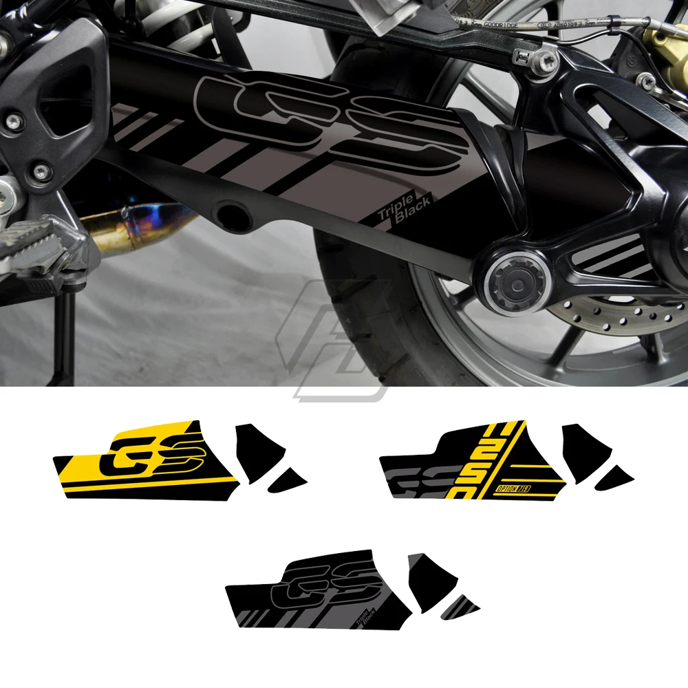 Motorcycle transmission shaft swingarm Stickers Shaft Propeller Decal for  BMW R1200GS R1250GS Adventure Triple Black 2013-2021