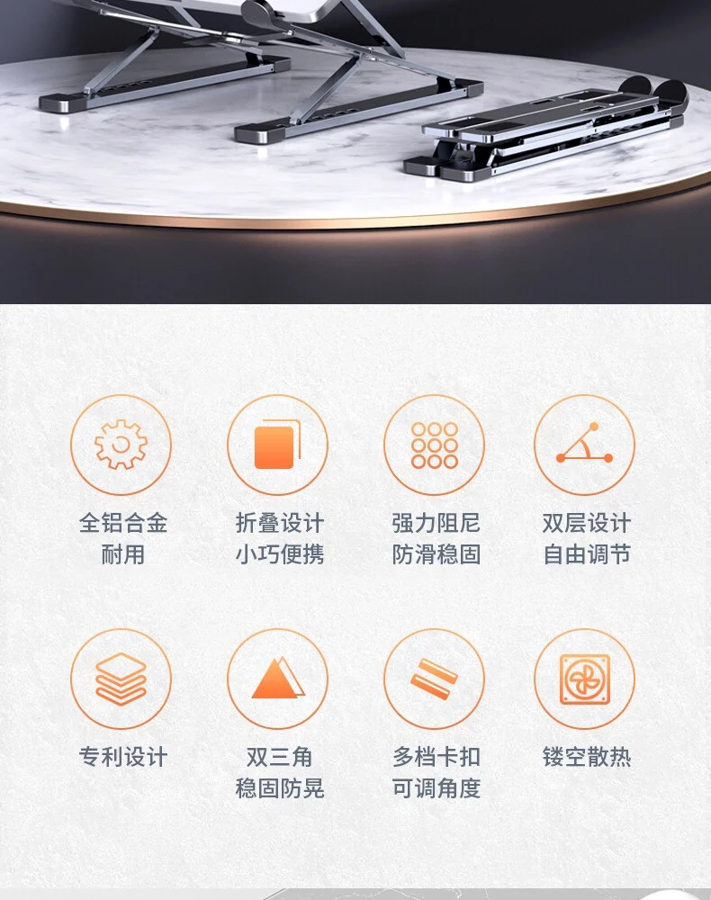 Description Picture 3 of itemSmall Mini Computer Desks Setup Folding Organizers Office Desks Reading Supplies Monitor Stand Escritorios Trendy Furniture